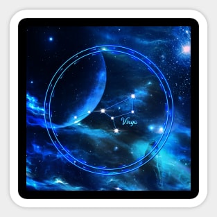 Zodiac constellation virgo Sticker